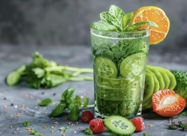 Yrtit ja luonnolliset sisältöt, joita on perinteisesti käytetty detox-tukena